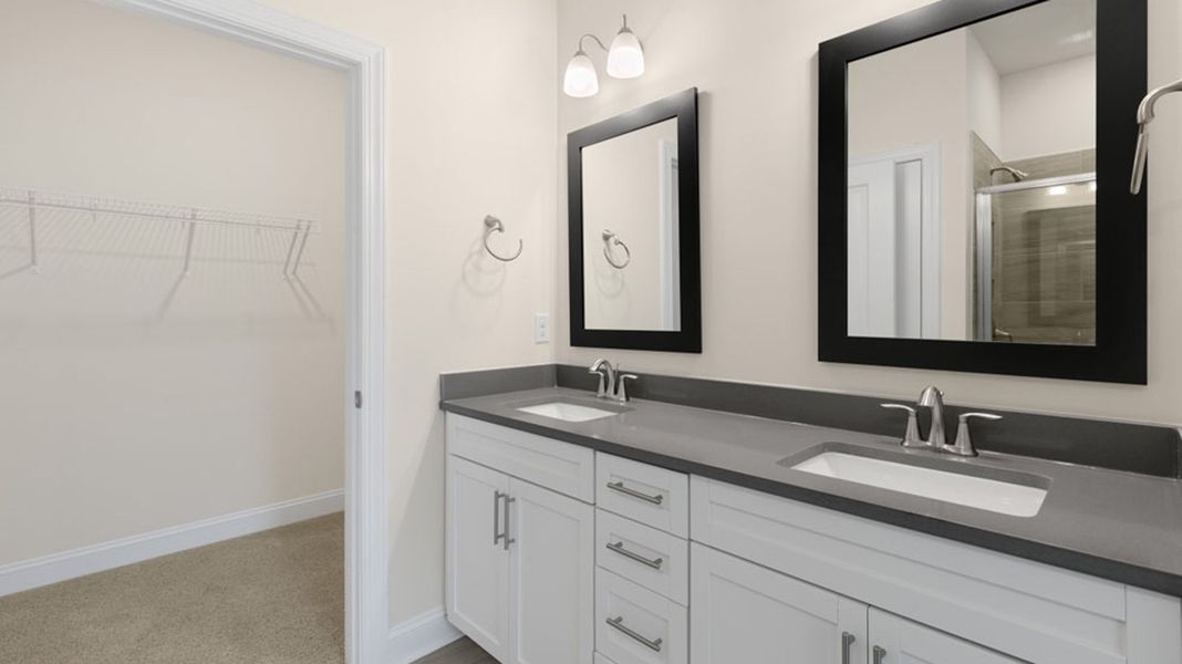 Furnished interior view inside a new home in Lybrook Village, Advance (Image 4).