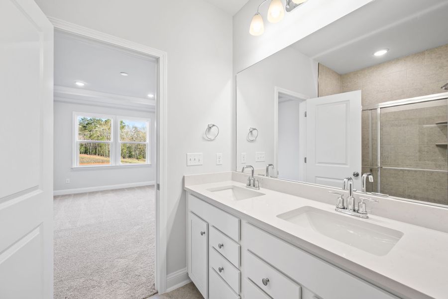 Furnished interior view inside a new home in Carriage Estates, Lexington (Image 12).