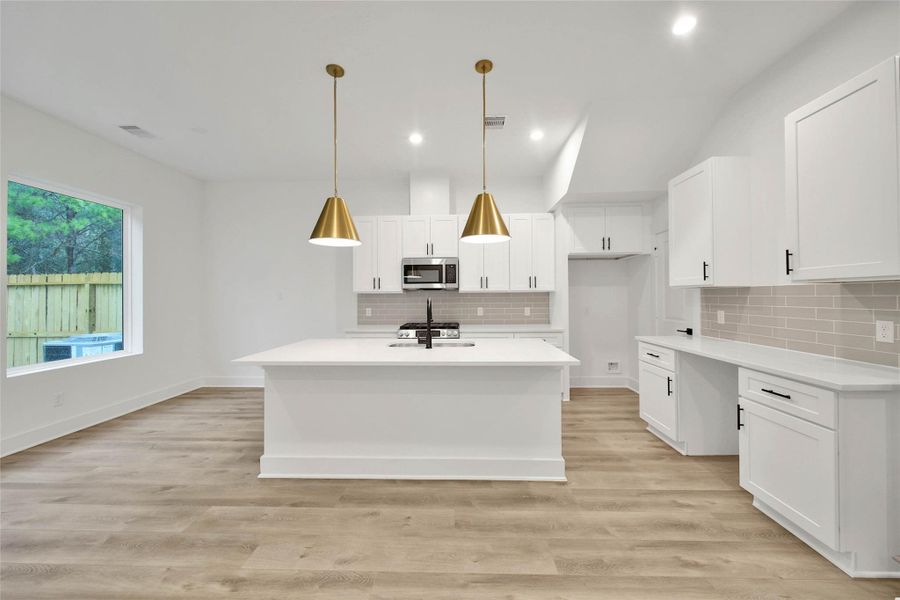 Furnished interior view inside a new home in , Houston (Image 18).