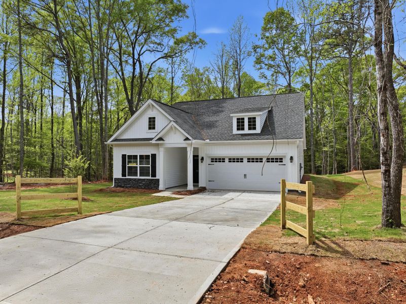 Front exterior of a new home in Broadway Lake, Anderson, SC, highlighting curb appeal (Image 20).
