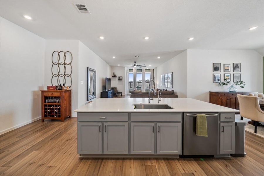 Furnished interior view inside a new home in Pomona, Manvel (Image 18).