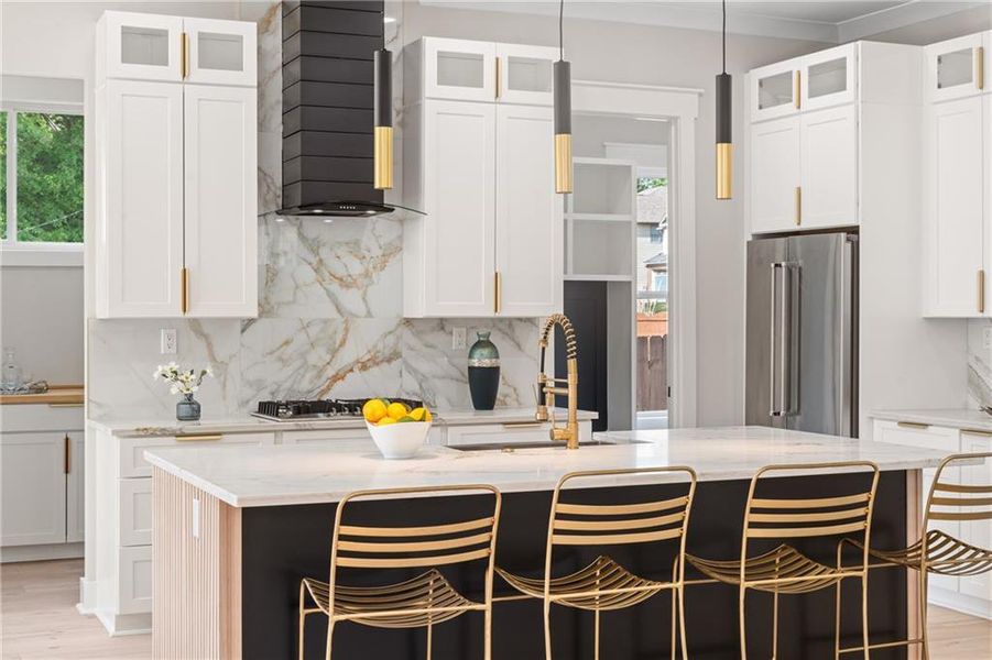 Furnished interior view inside a new home in , Acworth (Image 9).
