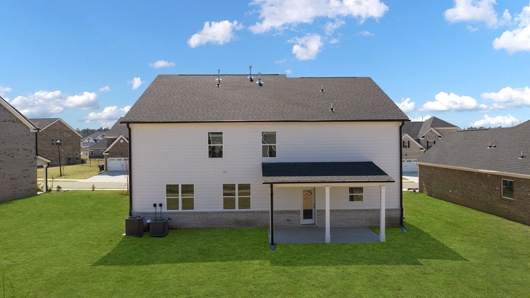 Representative exterior details of a home built from the Jean Lee by D.R. Horton in Westland, Bogart (Image 3).