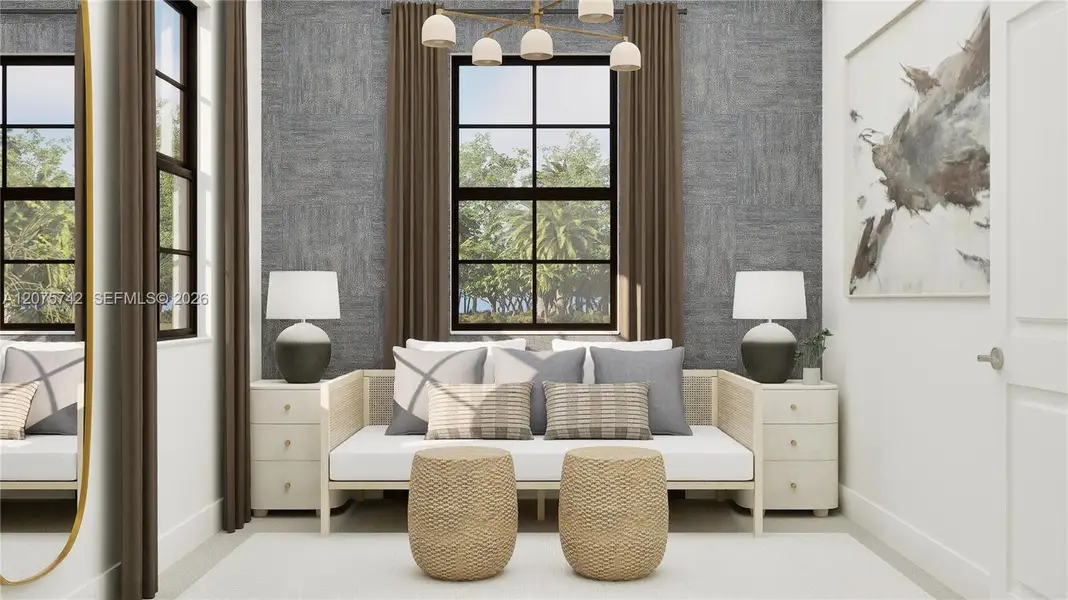 Furnished interior view inside a new home in Sunstone, Homestead (Image 22).