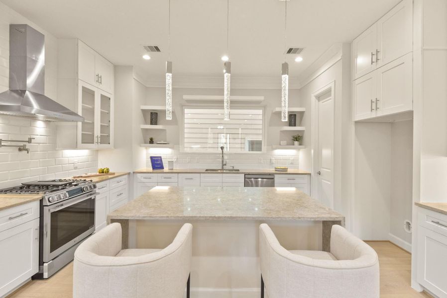 Furnished interior view inside a new home in , Houston (Image 10).