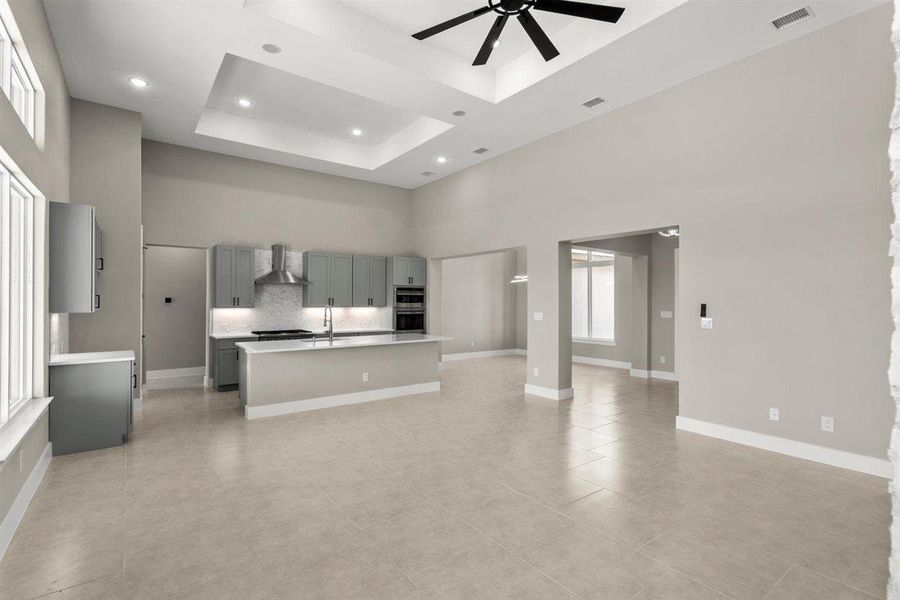 Spacious, unfurnished interior of a new home in , Bertram (Image 22).