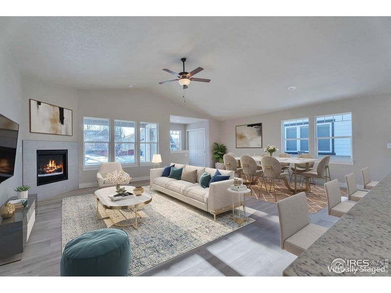 Furnished interior view inside a new home in , Frederick (Image 13).