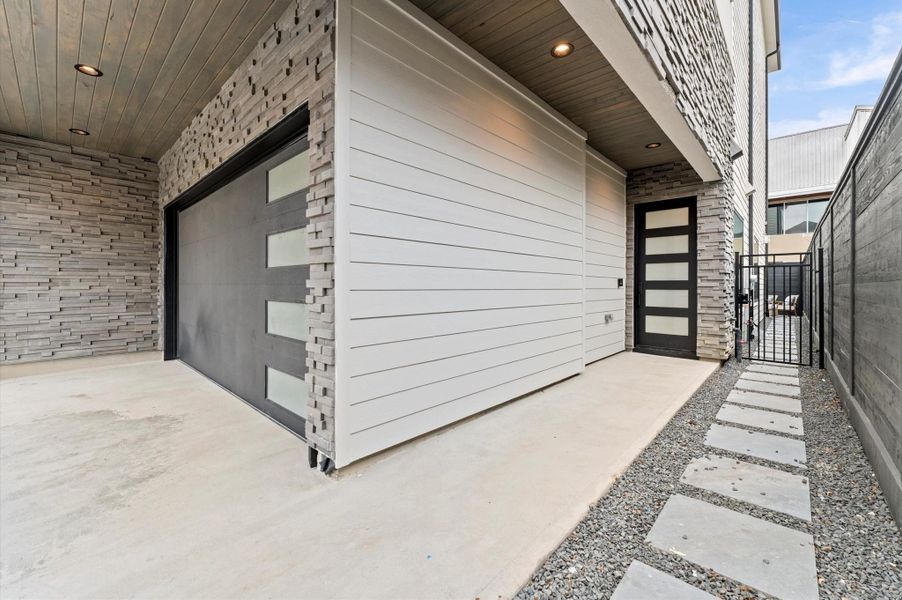 Exterior details and patio area of a home in , Houston (Image 28). Exterior details and patio area of a home in , Houston (Image 28).