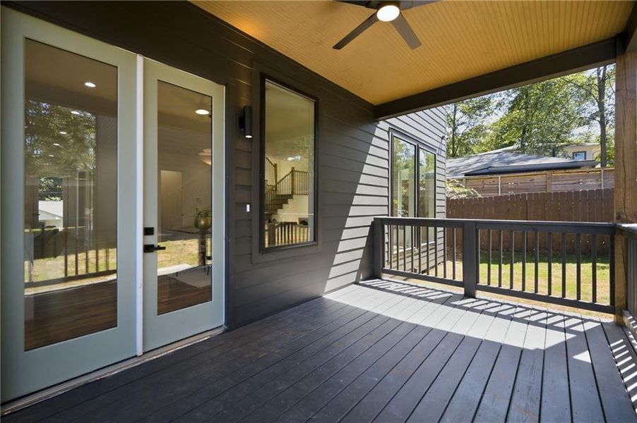 Exterior details and patio area of a home in , Atlanta (Image 3). Exterior details and patio area of a home in , Atlanta (Image 3).