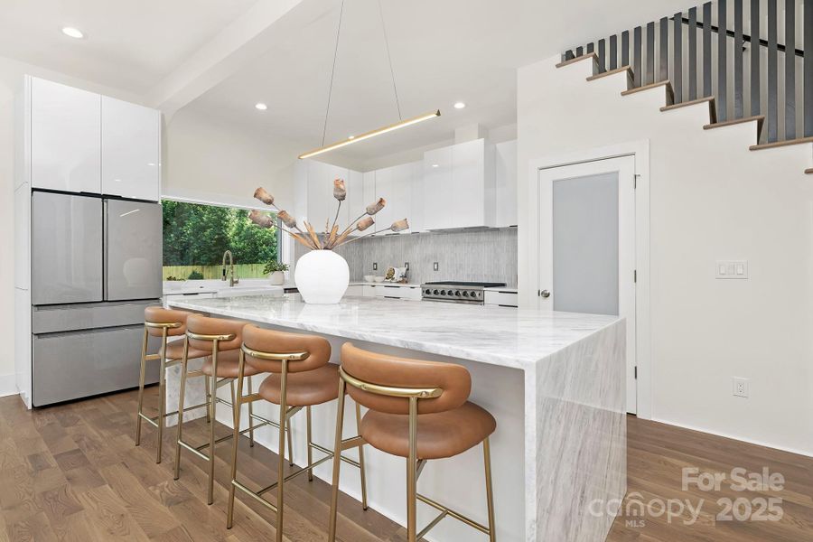 Furnished interior view inside a new home in , Charlotte (Image 9).