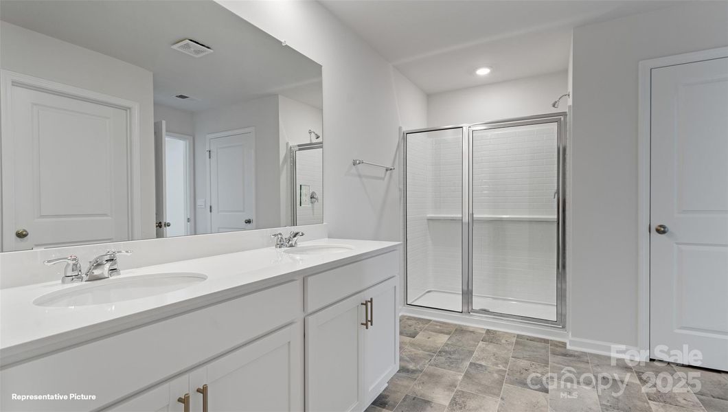 Furnished interior view inside a new home in The Hamptons at Hickory, Hickory (Image 5).