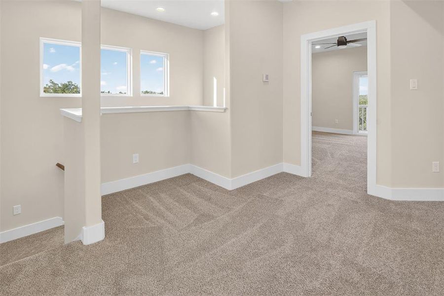 second floor common area.