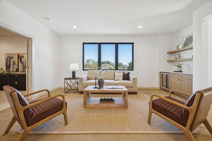 Furnished interior view inside a new home in , Houston (Image 11). Furnished interior view inside a new home in , Houston (Image 11).