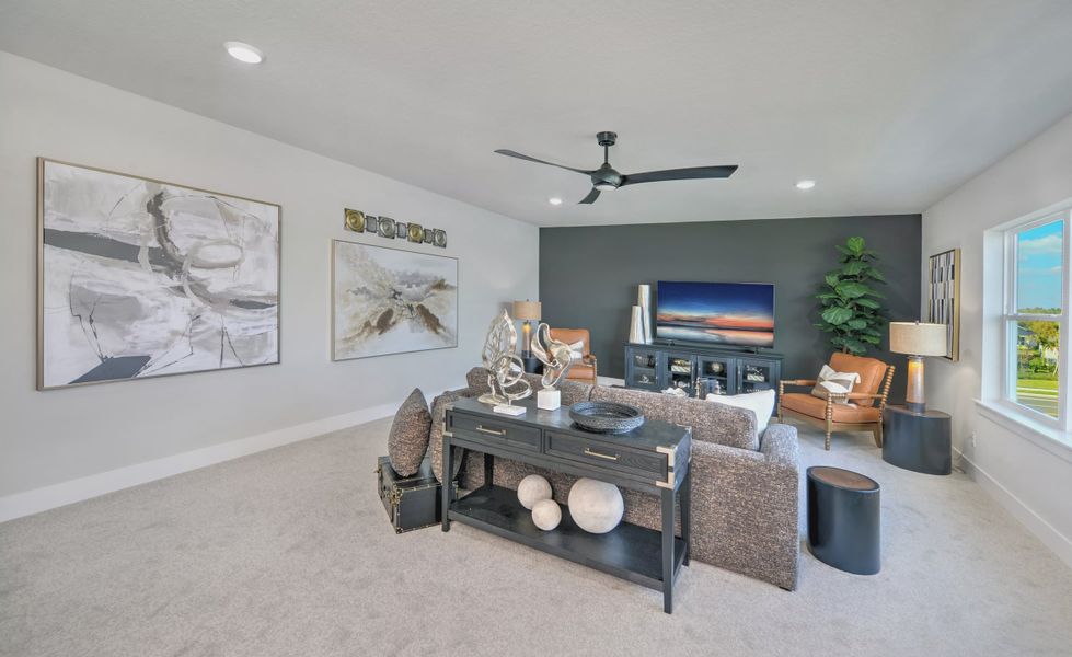 Furnished interior view inside a new home in Waterset, Apollo Beach (Image 36). Furnished interior view inside a new home in Waterset, Apollo Beach (Image 36).