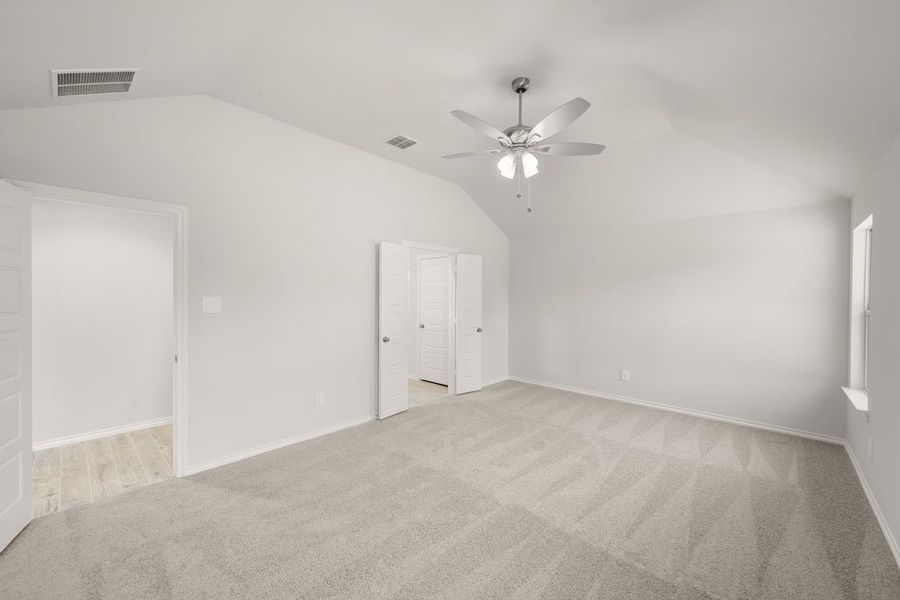 Front exterior of a new home in Stone Eagle, Azle, TX, highlighting curb appeal (Image 24). Front exterior of a new home in Stone Eagle, Azle, TX, highlighting curb appeal (Image 24).