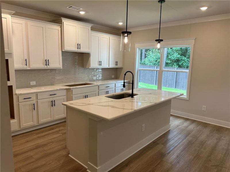 Furnished interior view inside a new home in Rosewood Lake Estates, Hoschton (Image 13).