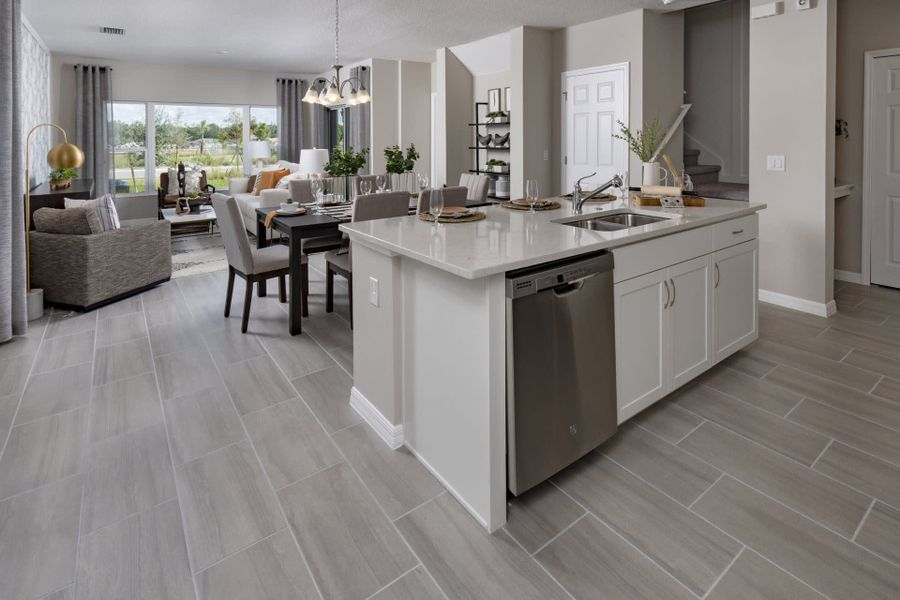 Kitchen to Great Room - Hamilton by Landsea Homes