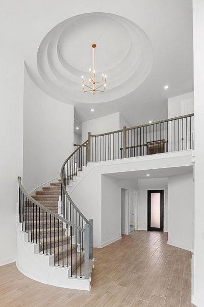 Spacious, unfurnished interior of a new home in Lakeside at Tessera - 60', Lago Vista (Image 10).