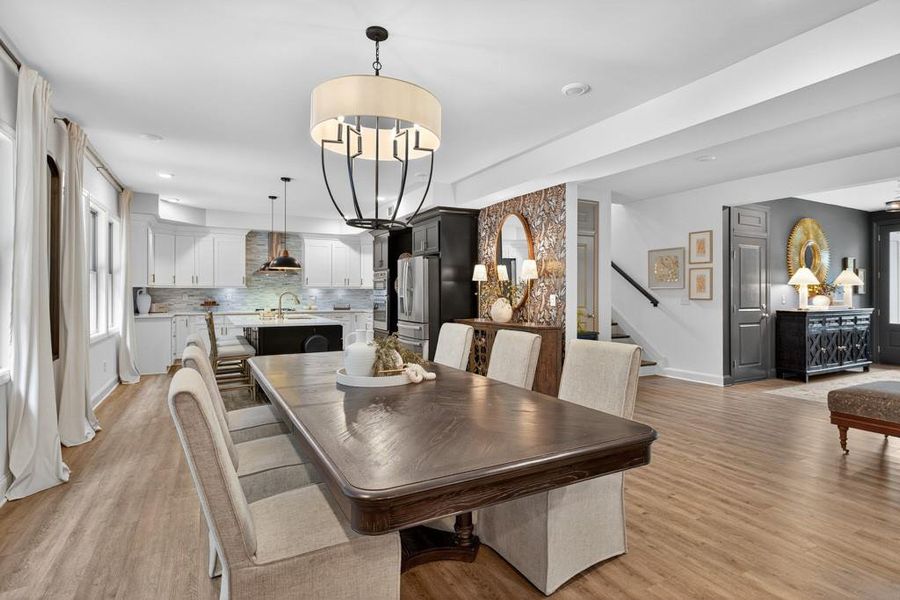 Furnished interior view inside a new home in , Flowery Branch (Image 33). Furnished interior view inside a new home in , Flowery Branch (Image 33).