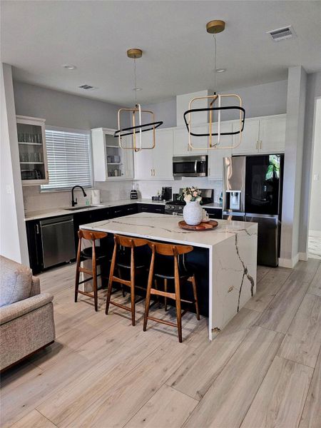 Furnished interior view inside a new home in , Houston (Image 3).