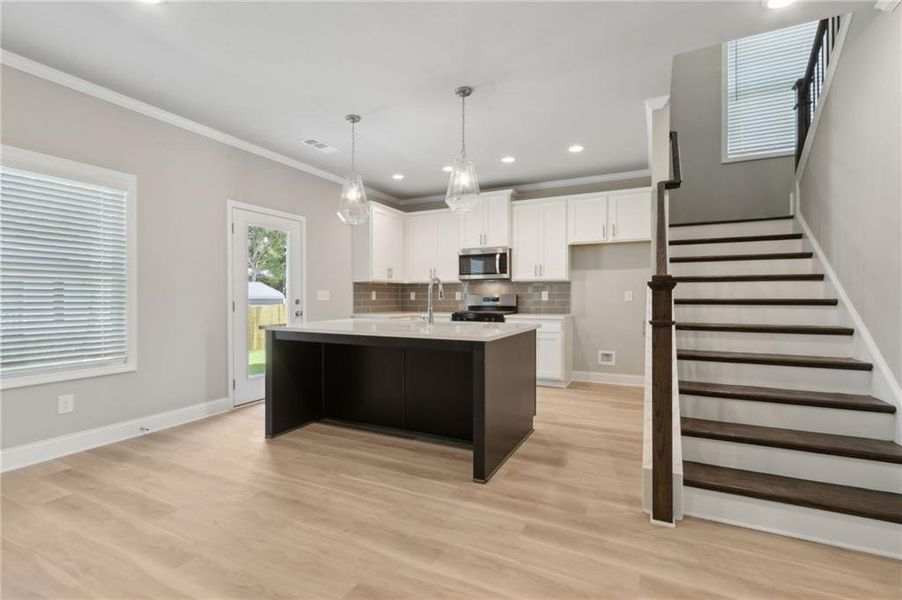 Furnished interior view inside a new home in , Hoschton (Image 18). Furnished interior view inside a new home in , Hoschton (Image 18).