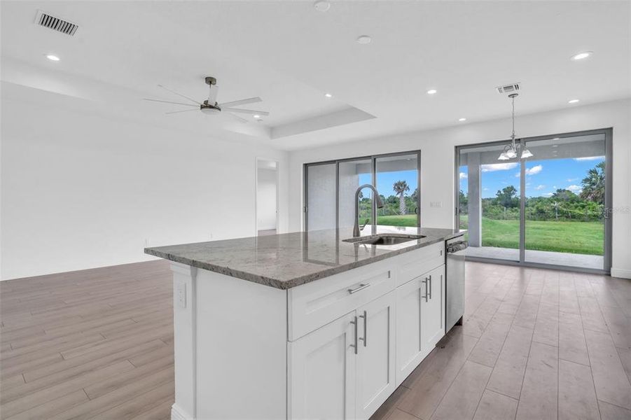 Furnished interior view inside a new home in , Okeechobee (Image 11).