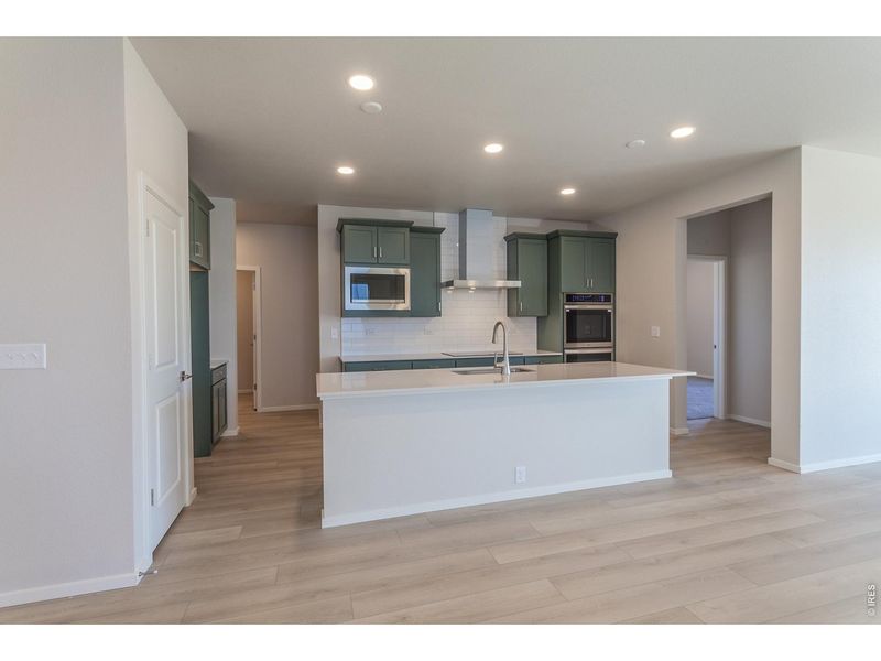 Furnished interior view inside a new home in Prairie Song Story Collection - Single Family Homes, Windsor (Image 14).