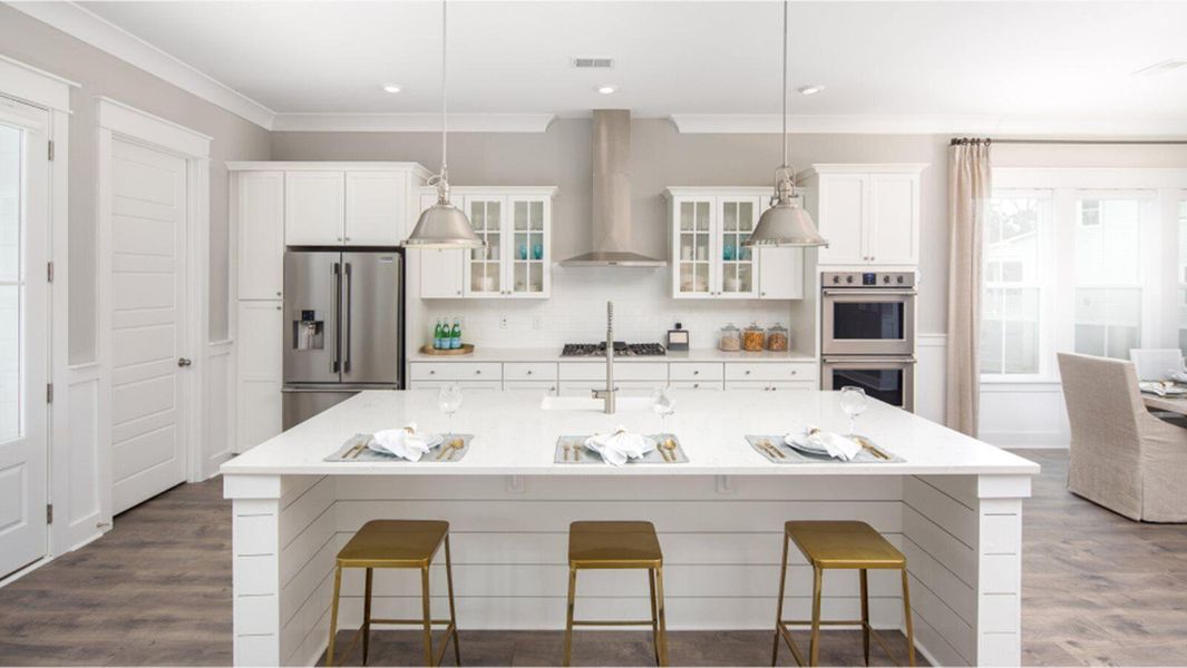 Furnished interior view inside a new home in Heron's Walk at Summers Corner, Summerville (Image 15).