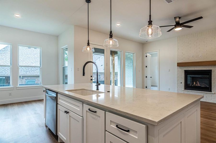 Furnished interior view inside a new home in , Heath (Image 12).