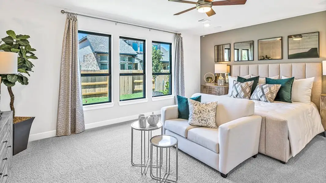 Furnished interior view inside a new home in Trillium, Richmond (Image 22).