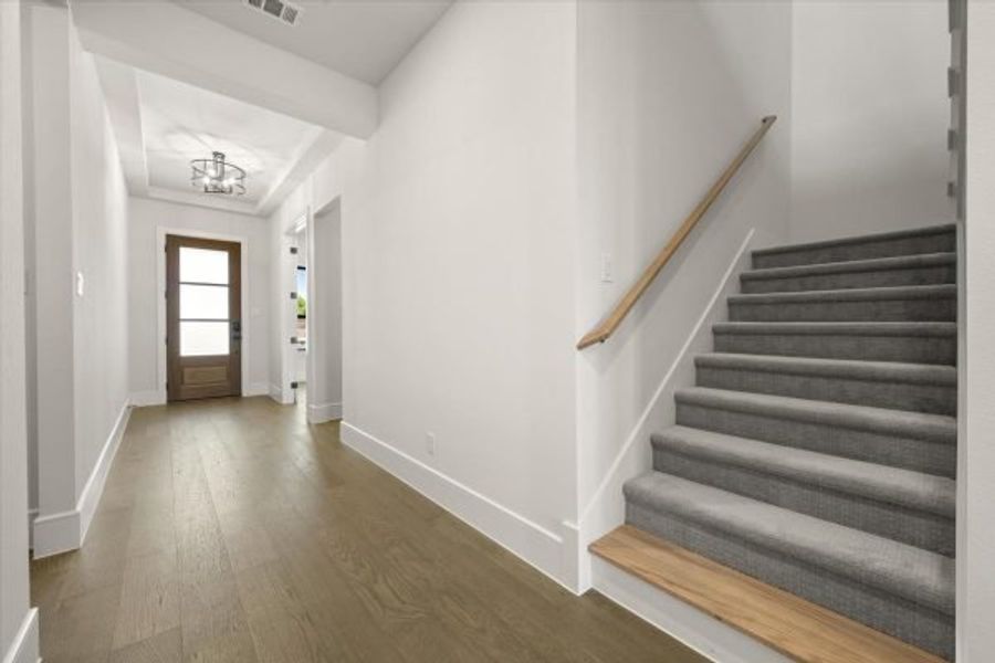 Spacious, unfurnished interior of a new home in Rio Vista at Kelly Ranch, Aledo (Image 53).