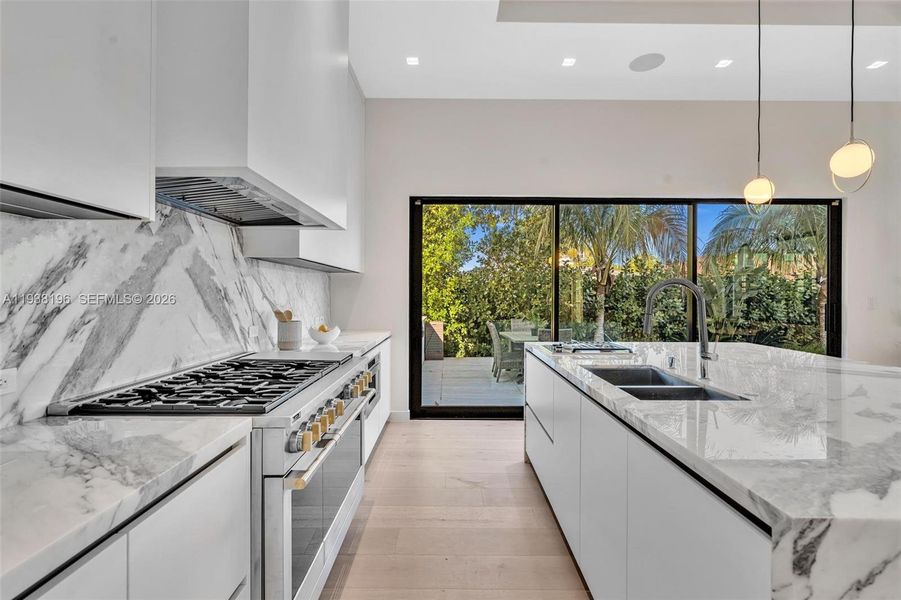 Furnished interior view inside a new home in , Surfside (Image 15).