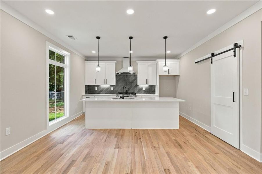 Furnished interior view inside a new home in , Atlanta (Image 20).