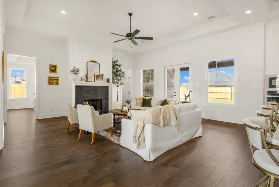 Representative furnished interior of a home built from the The Grayson by Reece Homes in Harvest Meadows, Bryan (Image 4). Representative furnished interior of a home built from the The Grayson by Reece Homes in Harvest Meadows, Bryan (Image 4).
