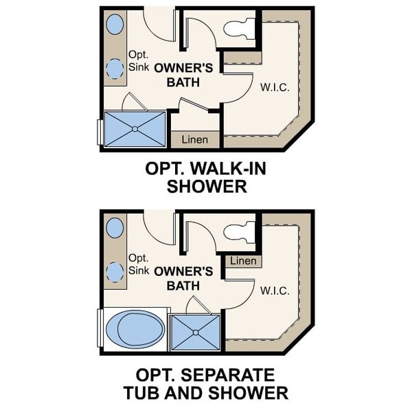2D floor plan layout of this home in Jennings Place, Georgetown, TX (Image 3). 2D floor plan layout of this home in Jennings Place, Georgetown, TX (Image 3).