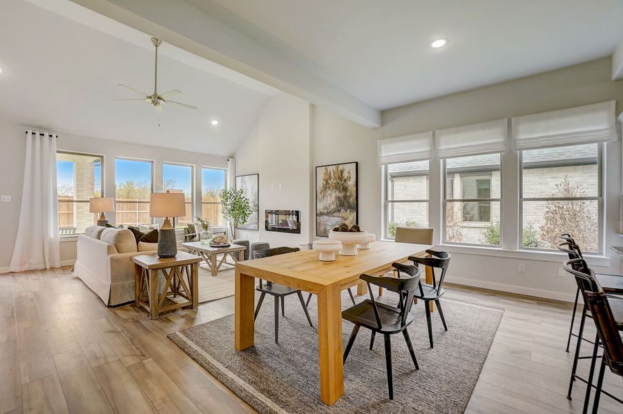 First Floor in the Stanley II home plan by Trophy Signature Homes - REPRESENTATIVE PHOTO