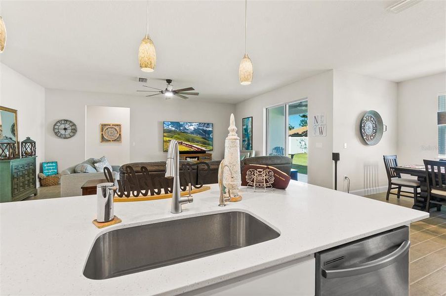 Furnished interior view inside a new home in , Palm Coast (Image 43).