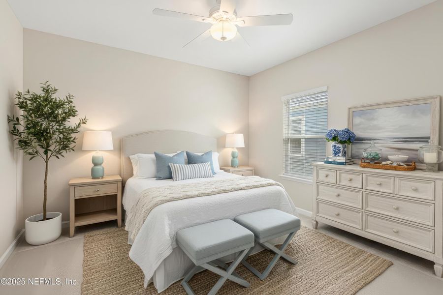 Furnished interior view inside a new home in Gentle Woods North, Jacksonville (Image 12).