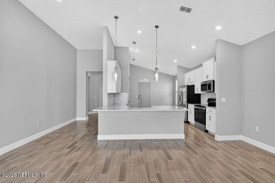 Furnished interior view inside a new home in Colbert Landings, Palm Coast (Image 4).