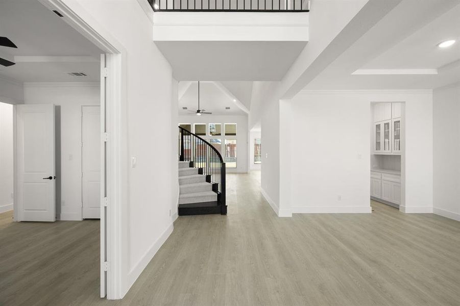 Spacious, unfurnished interior of a new home in La Frontera, Fort Worth (Image 37). Spacious, unfurnished interior of a new home in La Frontera, Fort Worth (Image 37).