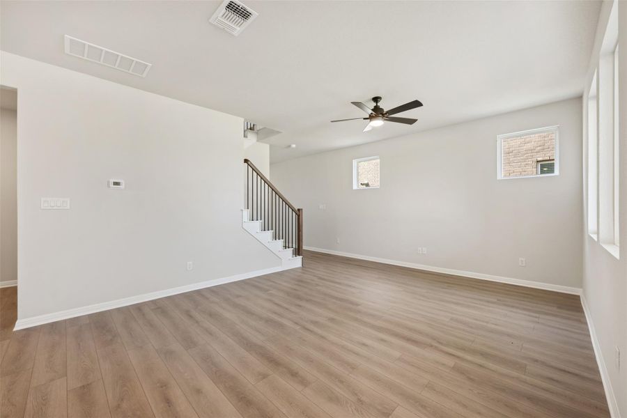 Spacious, unfurnished interior of a new home in The Cottages at La Cima, San Marcos (Image 21). Spacious, unfurnished interior of a new home in The Cottages at La Cima, San Marcos (Image 21).