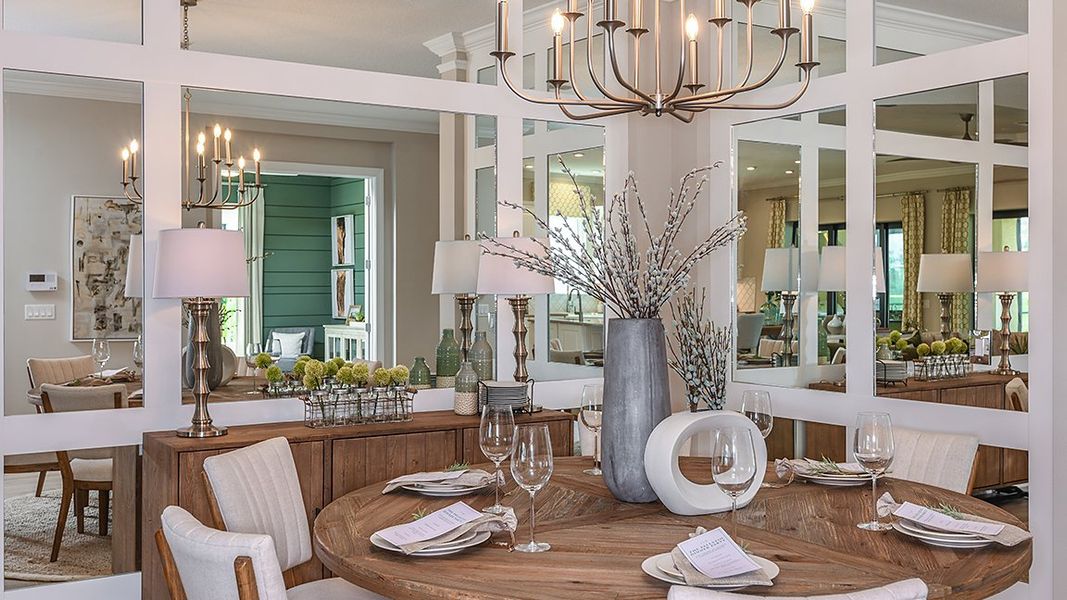 Representative furnished interior of a home built from the Pallazio by Taylor Morrison in Esplanade at Azario Lakewood Ranch, Lakewood Ranch (Image 9). Representative furnished interior of a home built from the Pallazio by Taylor Morrison in Esplanade at Azario Lakewood Ranch, Lakewood Ranch (Image 9).