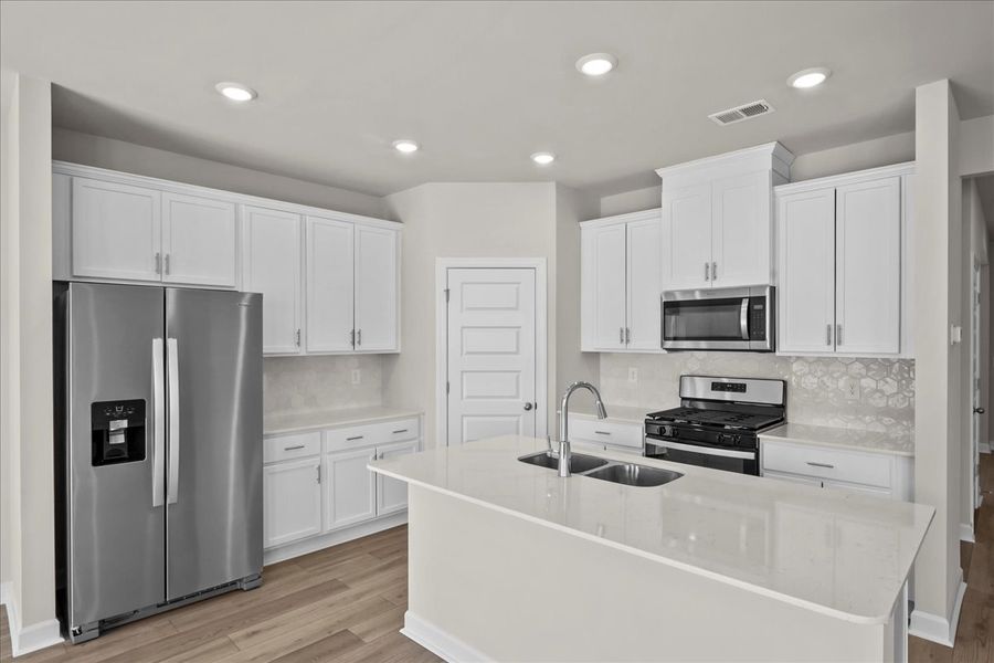 Furnished interior view inside a new home in Shiloh Valley, Piedmont (Image 3).