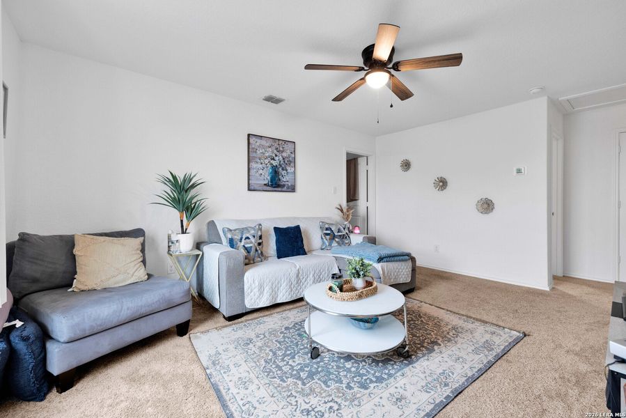Furnished interior view inside a new home in Morgan Heights, San Antonio (Image 10).
