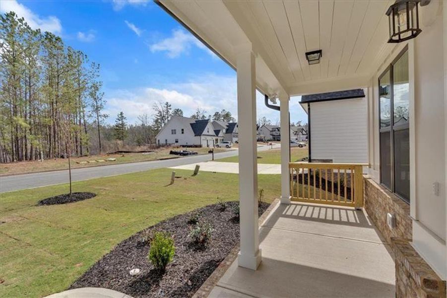 Exterior details and patio area of a home in , Cartersville (Image 3).