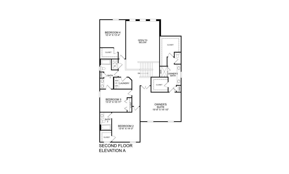 2D floor plan layout for the Winterset by Ryan Homes in Bellaviva, Auburndale, FL (Image 1). 2D floor plan layout for the Winterset by Ryan Homes in Bellaviva, Auburndale, FL (Image 1).