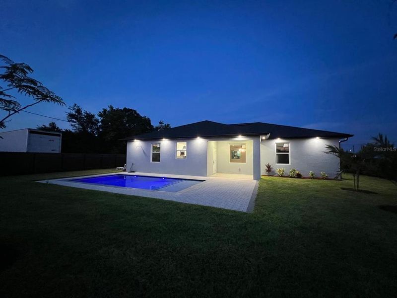 Exterior details and patio area of a home in , Cape Coral (Image 35). Exterior details and patio area of a home in , Cape Coral (Image 35).