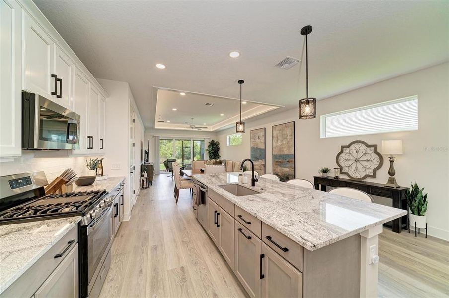 Furnished interior view inside a new home in , Sarasota (Image 18).
