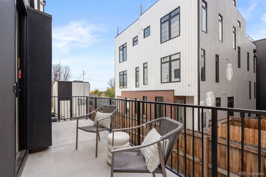 Exterior details and patio area of a home in , Denver (Image 19).