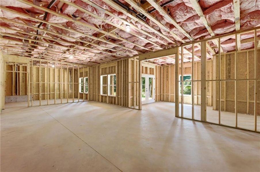 In-progress construction of a new home in , Jefferson, GA (Image 79).